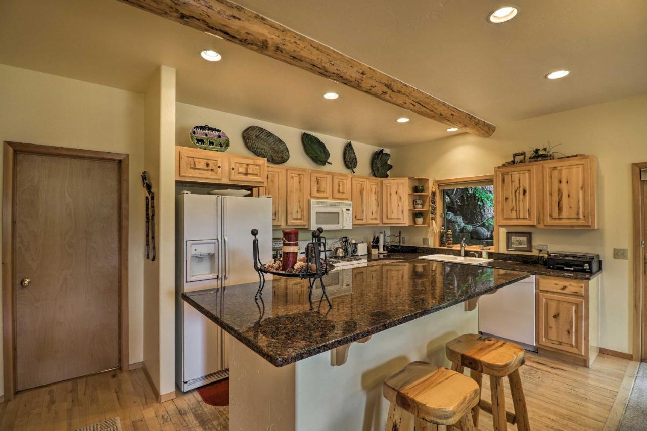 Rustic Home On Whitefish Mountain, Near Ski Run! Exteriör bild