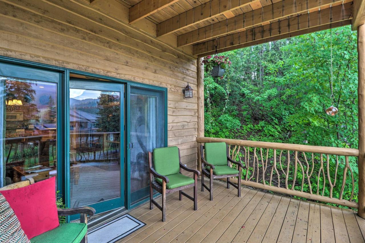 Rustic Home On Whitefish Mountain, Near Ski Run! Exteriör bild