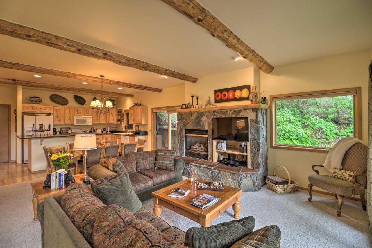 Rustic Home On Whitefish Mountain, Near Ski Run! Exteriör bild