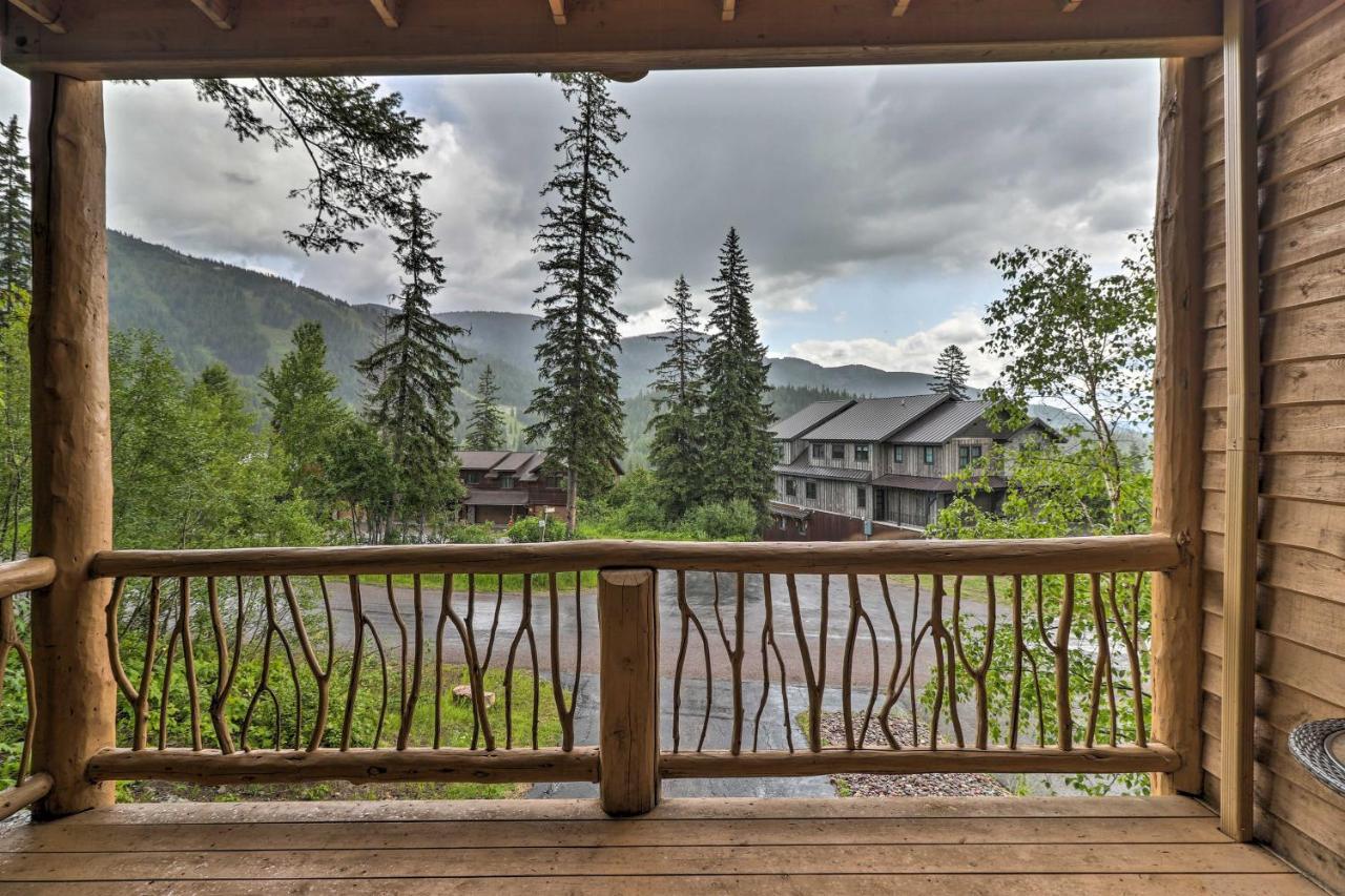 Rustic Home On Whitefish Mountain, Near Ski Run! Exteriör bild