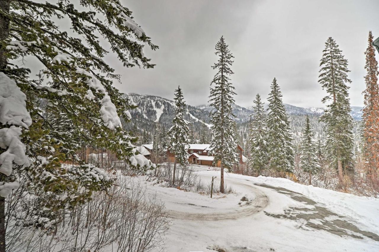 Rustic Home On Whitefish Mountain, Near Ski Run! Exteriör bild